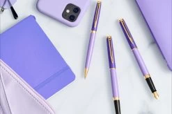 Waterman Hémisphère Colour Blocking Purple GT Vulpen -Pen Winkel Waterman Hemisphere Colour Blocking Purple Fountain Pen 5