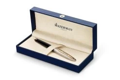 Waterman Carène Deluxe Black/Silver Vulpen 5 Waterman Carène Deluxe Black/Silver Vulpen -Pen Winkel Waterman carene black silver fountain pen box