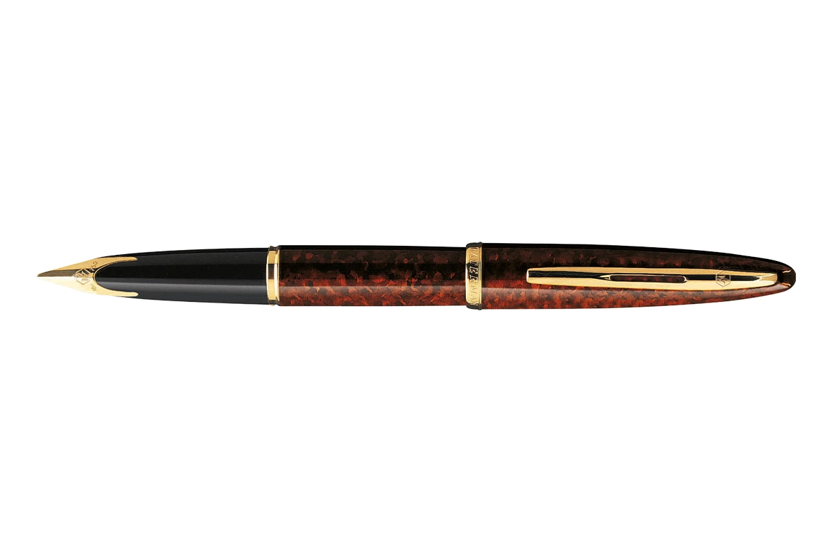 Waterman Carène Marine Amber Vulpen 1 Waterman Carène Marine Amber Vulpen
