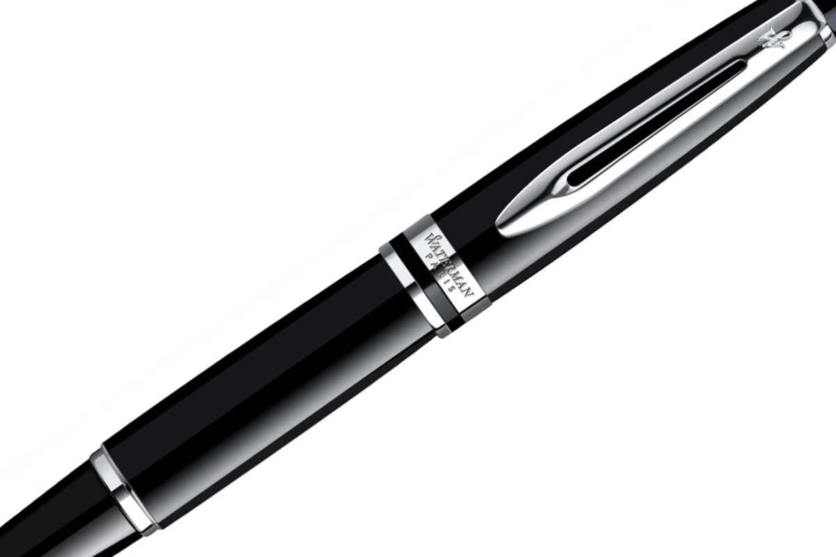 Waterman Expert Laque Black CT Vulpen 2 Waterman Expert Laque Black CT Vulpen - Afbeelding 2