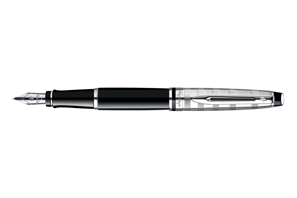 Waterman Expert Deluxe Black CT Vulpen 1 Waterman Expert Deluxe Black CT Vulpen